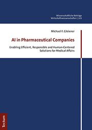 AI in Pharmaceutical Companies Gleixner, Michael F 9783828847217