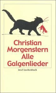 Alle Galgenlieder Morgenstern, Christian 9783458317067