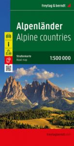 Alpenländer, Straßenkarte 1:500.000  9783707904253