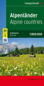 Alpenländer, Straßenkarte 1:800.000, freytag & berndt freytag & berndt 9783707922509