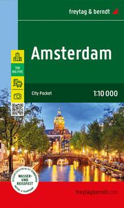 Amsterdam, Stadtplan 1:10.000  9783707922141