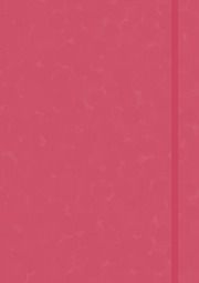 Anaconda Notizbuch/Notebook/Blank Book, punktiert, textiles Gummiband, pink, Hardcover (A5), 120g/m2 Papier  9783730613412