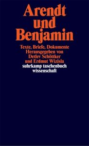 Arendt und Benjamin Detlev Schöttker/Erdmut Wizisla 9783518293959