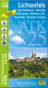 ATK25-C09 Lichtenfels Landesamt für Digitalisierung Breitband und Vermessung Bayern 9783899339390