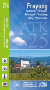 ATK25-K19 Freyung Landesamt für Digitalisierung Breitband und Vermessung Bayern 9783899336290