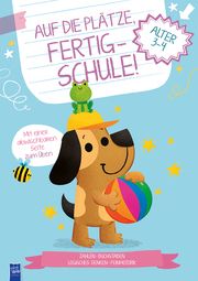 Auf die Plätze, fertig - Schule! 3-4 Jahre (Cover Hund)  9789464766356