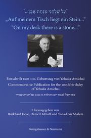 'Auf meinem Tisch liegt ein Stein...'/'On my desk there is a stone...' Burkhard Hose/Daniel Osthoff/Yona-Dvir Shalem 9783826087691