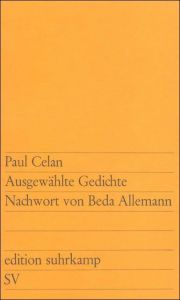 Ausgewählte Gedichte/Zwei Reden Celan, Paul 9783518102626