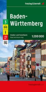 Baden-Württemberg, Straßen- und Freizeitkarte 1:200.000, freytag & berndt freytag & berndt 9783707922691