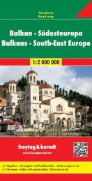 Balkan - Südosteuropa, Autokarte 1:2.Mio. Freytag-Berndt und Artaria KG 9783707907520