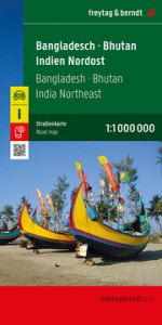 Bangladesch - Bhutan - Indien Nordost, Straßenkarte 1:1.000.000, freytag & berndt freytag & berndt 9783707923599