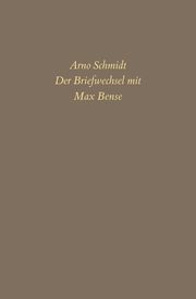 Bargfelder Ausgabe. Briefe von und an Arno Schmidt Schmidt, Arno/Bense, Max 9783518804902