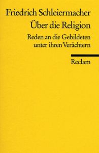 Über die Religion Schleiermacher, Friedrich 9783150083130