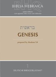 Biblia Hebraica Quinta (BHQ) 1 - Genesis Abraham Tal 9783438052612