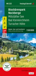 Biosphärenpark Nockberge, Wander-, Rad- und Freizeitkarte 1:50.000, freytag & berndt, WK 222  9783707920758