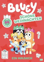 BLUEY - Schöne Weihnachten - Ein Malbuch  9783570182215