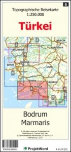 Bodrum - Marmaris - Topographische Reisekarte 1:250.000 Türkei (Blatt 6) Mollenhauer, Jens Uwe 9783931099541