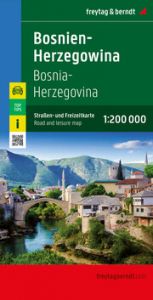 Bosnien-Herzegowina, Straßen- und Freizeitkarte 1:200.000  9783707922035