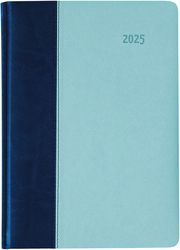 Buchkalender Premium Air blau-azur 2025 - Büro-Kalender A5 - Cheftimer - 1 Tag 1 Seite - 416 Seiten - Tucson-Einband - Zettler  4006928026838