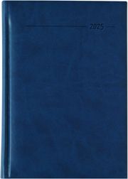 Buchkalender Tucson blau 2025 - Büro-Kalender A5 - Cheftimer - 1 Tag 1 Seite - 352 Seiten - Tucson-Einband - Termin-Planer - Zettler  4006928026487