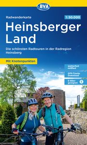 BVA Radwanderkarte Heinsberger Land 1:50.000, mit Knotenpunkten, reiß- und wetterfest, GPS-Tracks Download, E-Bike geeignet BVA BikeMedia GmbH/Kreis Heinsberg 52525 Heinsberg 9783969901991