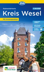 BVA Radwanderkarte Kreis Wesel 1:50.000, mit Knotenpunkten und km-Angaben, reiß- und wetterfest, GPS-Tracks Download, E-Bike geeignet BVA BikeMedia GmbH/Kreis Wesel 46483 Wesel 9783969902004