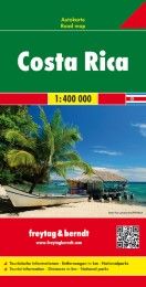 Costa Rica, Autokarte 1:400.000, freytag & berndt freytag & berndt 9783707913910