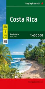 Costa Rica, Straßenkarte, 1:400.000, freytag & berndt  9783707923261