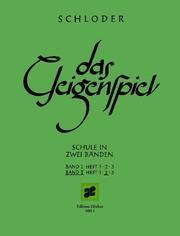 Das Geigenspiel II/2 Schloder, Josef 9790201700045