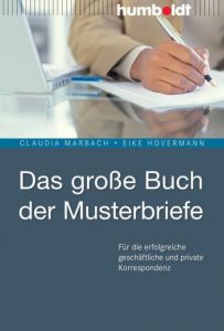 Das große Buch der Musterbriefe Marbach, Claudia/Hovermann, Eike 9783869107738