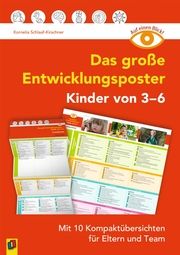 Das große Entwicklungsposter - Kinder von 3-6 Schlaaf-Kirschner, Kornelia 9783834641953