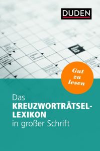 Das Kreuzworträtsel-Lexikon in großer Schrift  9783411705160