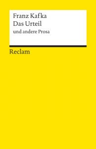Das Urteil und andere Prosa Kafka, Franz 9783150096772