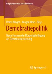 Demokratiepolitik Heinz Kleger/Ansgar Klein 9783658432003