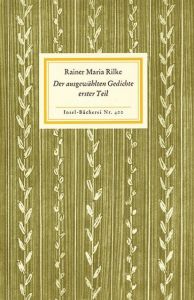 Der ausgewählten Gedichte erster Teil Rilke, Rainer Maria 9783458084006