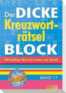 Der dicke Kreuzworträtsel-Block 17  9783625172420