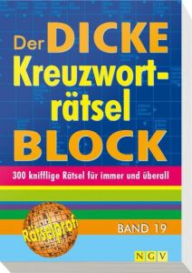 Der dicke Kreuzworträtsel-Block 19  9783625174080