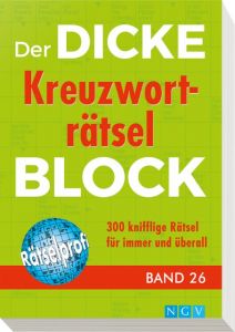 Der dicke Kreuzworträtsel-Block 26  9783625180401