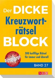Der dicke Kreuzworträtsel-Block 27  9783625180418