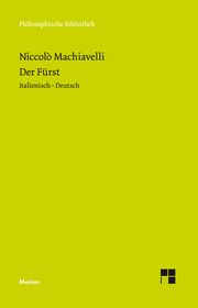 Der Fürst Machiavelli, Niccolò 9783787336227