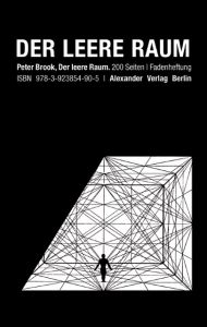 Der leere Raum Brook, Peter 9783923854905