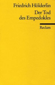 Der Tod des Empedokles Hölderlin, Friedrich 9783150075005