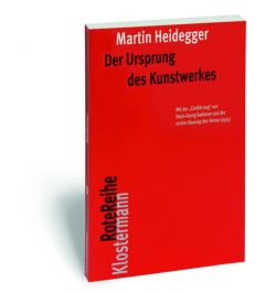 Der Ursprung des Kunstwerkes Heidegger, Martin 9783465041634