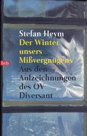 Der Winter unseres Mißvergnügens Heym, Stefan 9783442723669
