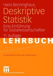 Deskriptive Statistik Benninghaus, Hans 9783531346076