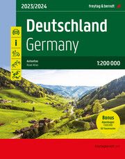 Deutschland, Autoatlas 1:200.000,2024/2025, freytag & berndt  9783707922080