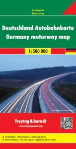 Deutschland, Autobahnkarte 1:500.000 Freytag-Berndt und Artaria KG 9783707909517