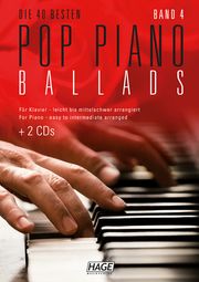 Die 40 besten Pop Piano Ballads 4 HAGE Musikverlag 9783866264519