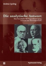 Die analytische Antwort Gysling, Andrea 9783837920178