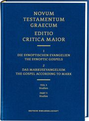 Die Bibel - ECM I/2.3 Die Synoptischen Evangelien/Markusevangelium: Studien Institut für Neutestamentliche Textforschung Münster 9783438056177